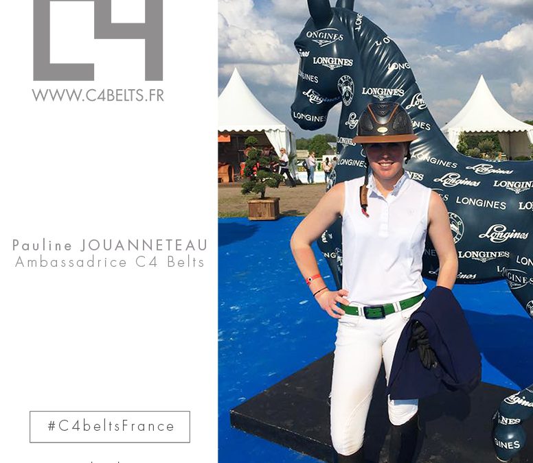 Pauline Jouanneteau, ambassadrice C4 Belts