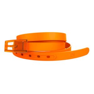 ceinture skinny orange