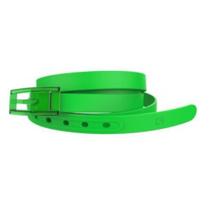 ceinture skinny vert