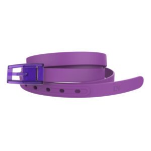 ceinture skinny violet